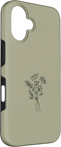 Miniatura 3 de Funda para iPhone 16 Wildlfower Floral Flower Khaki
