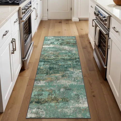 Miniatura 74 de BEIMO Alfombra de pasillo para cocina, alfombra lavable a máquina de 2 x 5 para entrada, alfombras modernas y abstractas suaves, cubierta de piso