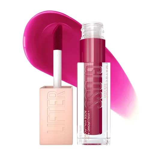 Miniatura 14 de Maybelline Lifter Gloss, Brillo de Labios Hidratante con Ácido Hialurónico, Alto Brillo para Labios Más Llenos, Perla, Perla Plateada Transparente