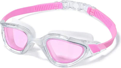 Miniatura 12 de Keary Gafas de natación para adultos para hombres y mujeres, gafas de natación para jóvenes, protección UV, antivaho, gafas de agua para piscina Azul