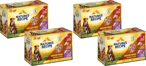 Miniatura 12 de Nature's Recipe Receta de pollo y cordero sin granos en caldo sabroso alimento húmedo para perros, taza de 2.75 onzas, 12