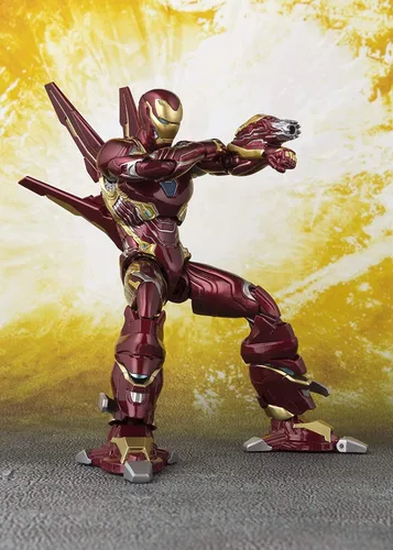 Miniatura 8 de TAMASHII NATIONS Bandai S.H.Figuarts Iron Man MK-50 - Juego de armas nano Avengers Infinity War Figura de acción