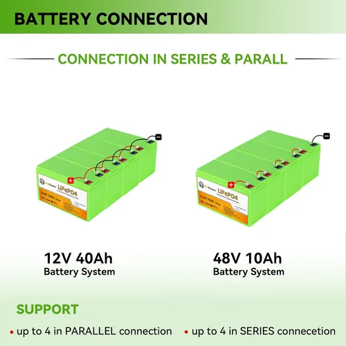 Miniatura 5 de Batería LiFePO4 de 12 V y 10 Ah, baterías de litio de ciclo profundo de más de 3000 ciclos, BMS de 10 A integrado, perfecta para UPS Cyberpower