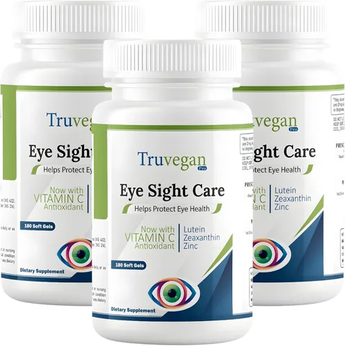 Advanced Eye Formula -180 Softgels | Pack of 3 - Eye Supplement with Lutein, Zeaxanthin, Astaxanthin & Zinc, Eye Vitamin and Mineral Supplement for