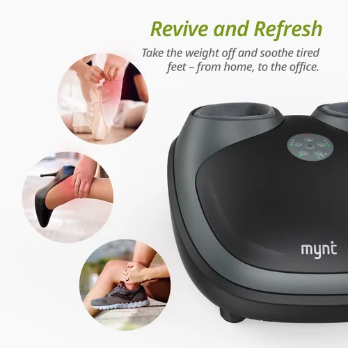 Miniatura 2 de Mynt Tapping Masajeador de pie - Terapia de pie 3D absorbente para tobillo, talón, arco y dedos Ajustes personalizados, construcción duradera.