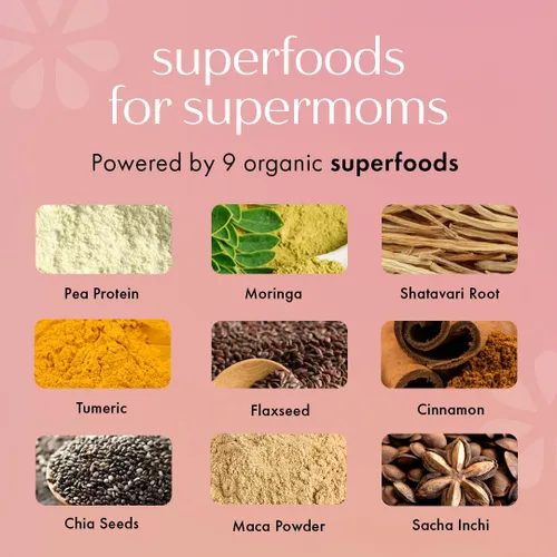 Miniatura 8 de Boobie Body Superfood Protein Batido para mamás, proteína en polvo para embarazo, apoyo a la lactancia para aumentar el suministro de leche