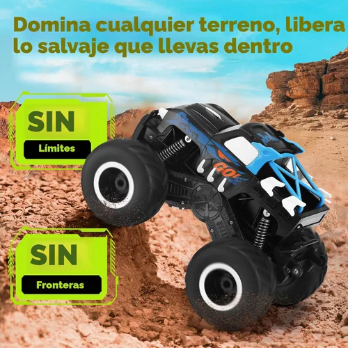 Miniatura 4 de Threeking 1:16 Coches de juguete impermeables RC Monster Truck Camiones de control remoto anfibios 4WD Todo terreno Camión de recogida Todo terreno
