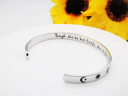 Miniatura 312 de Pulseras inspiradoras para mujer, joyería de acero inoxidable, con refranes, pulsera motivacional con mensaje oculto, pulseras grabadas para mejor