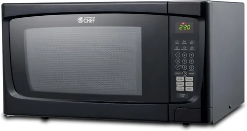Miniatura 11 de Microondas Commercial Chef 1,3 pies cúbicos con 10 niveles de potencia, microondas con cerradura de puerta de tira, microondas de encimera de 1000W