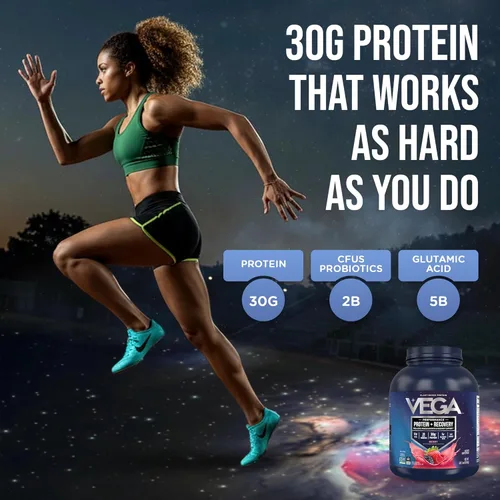 Miniatura 10 de Vega Sport proteina en polvo gusto moca (45 porciones, 67.9 onzas) - Polvo de proteína vegana a base de plantas, BCAA, aminoácidos