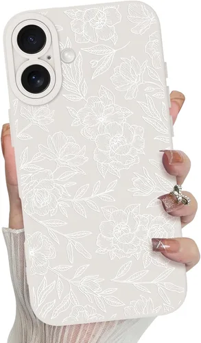 Miniatura 45 de MZELQ para iPhone 12 Pro Max, Funda de silicona con patrón floral de flores y girasoles, rosa, lindo, protección de cámara, funda suave y delgada