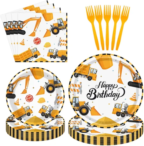 Miniatura 9 de 96 platos de papel de béisbol y servilletas para fiesta, platos de fiesta de béisbol, servilletas y tenedores, juego de vajilla desechable