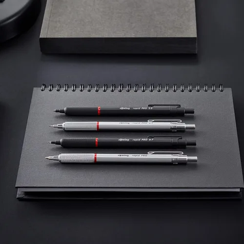 Miniatura 6 de rOtring Rapid Pro – Lápiz mecánico, 2.0 mm, color negro