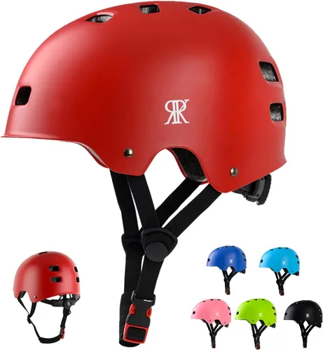 Miniatura 10 de Casco de bicicleta para jóvenes y niños, casco de bicicleta y patineta para edades 5-8-10-12-14 años niños y niñas adolescentes, ajustable y Azul