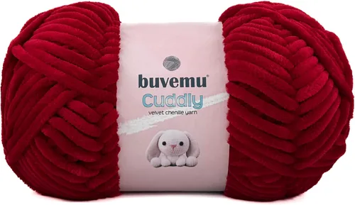 Miniatura 46 de Hilo de felpilla de terciopelo, súper suave y esponjoso, para tejer, hacer manualidades, color amigurumi, duradero para el desprendimiento, 3.53