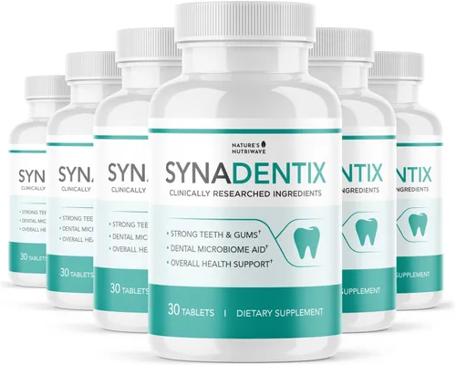 Miniatura 4 de Synadentix - Tabletas de cuidado bucal – Fórmula natural con mezcla de hidroxiapatita y enzimas – Tabletas de disolución sin OMG, fáciles de usar