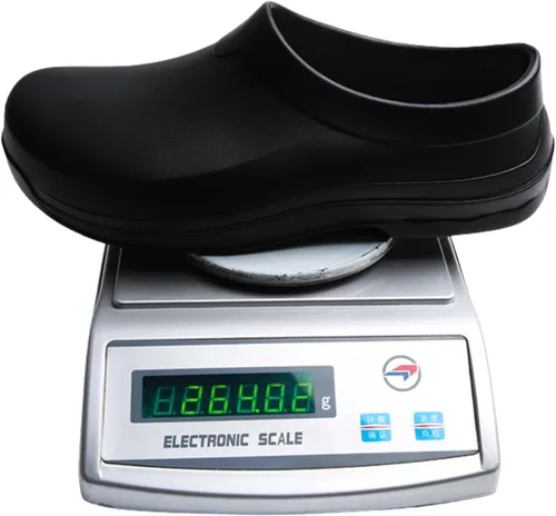 Miniatura 7 de Zapatos de trabajo unisex antideslizantes para hombres y mujeres, impermeables, resistentes al aceite, zapatos de chef de cocina, zuecos