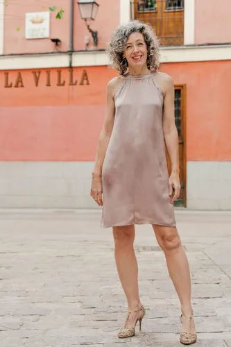 Miniatura 3 de Top halter Sintra + patrón de costura de vestido