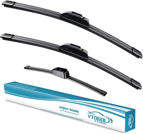 Miniatura 16 de VTOGOI escobillas de limpiaparabrisas con juego de escobillas traseras para BMW X3 2004-2010, repuestos de limpiaparabrisas automotrices, que