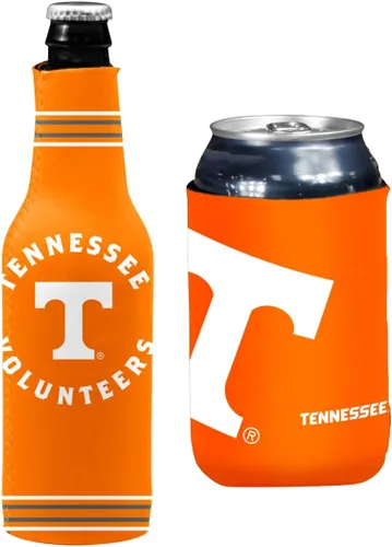 Miniatura 39 de College Team Color Logo Can & Bottle Holder Insulator Beverage Cooler Set