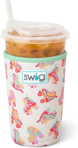 Miniatura 9 de Funda Swig Life para taza de café helado pequeña, funda estándar de 22oz para taza de café helado con asa, funda aislante de neopreno para mantener