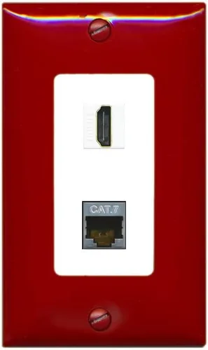 Miniatura 26 de RiteAV Placa de pared HDMI y Cat7 - 1 banda [marrón/marrón]