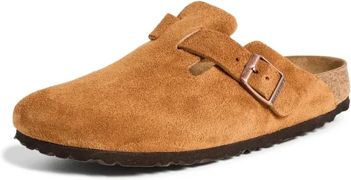Miniatura 18 de Birkenstock Zuecos de gamuza Boston para mujer