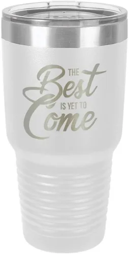 Miniatura 21 de Vaso rosa de 30 onzas con popote y tapa superior deslizante Taza de viaje de acero inoxidable Comparar con Yeti Rambler Rosado