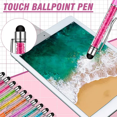 Miniatura 3 de BBTO 10 bolígrafos para enfermera, tinta negra, divertidos regalos de agradecimiento de enfermería, bolígrafos para hacer clic en la pantalla