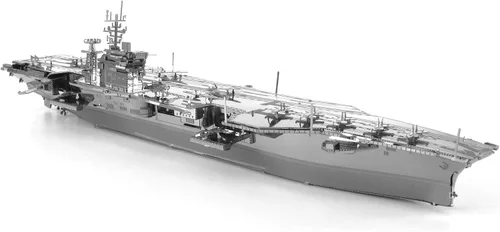 Miniatura 3 de Fascinations ICONX Kit para modelo de metal 3D de Portaaviones USS Roosevelt CVN-71