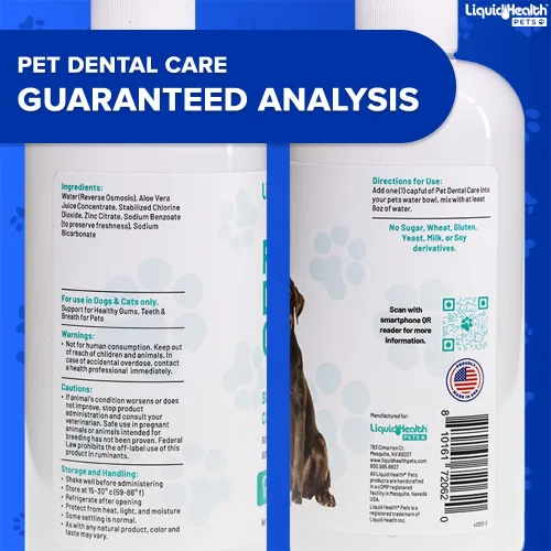 Miniatura 6 de LIQUIDHEALTH Aditivo de agua para el cuidado dental de mascotas para perros y gatos, ambientador de acción rápida para el mal aliento de mascotas