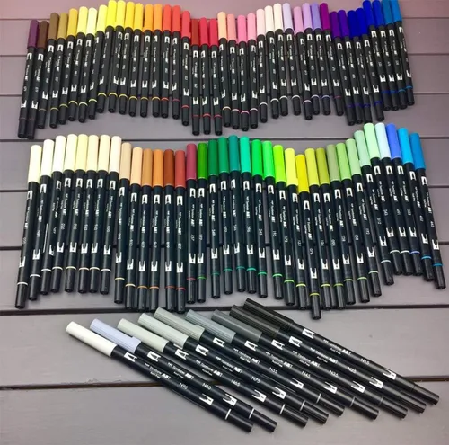 Miniatura 3 de Tombow ABT 800 Rotulador de Doble Punta - Rosa Bebé Rosa pálido