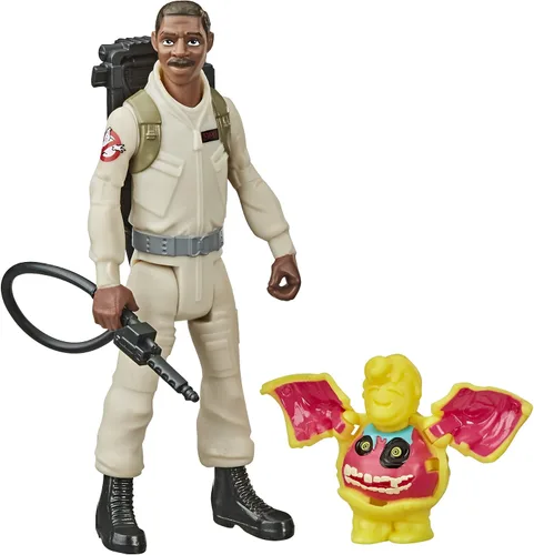 Hasbro Ghostbusters Fright cuenta con figura de Winston Zeddemore con figura interactiva de fantasma y accesorio para niños a partir de 4 años, gran