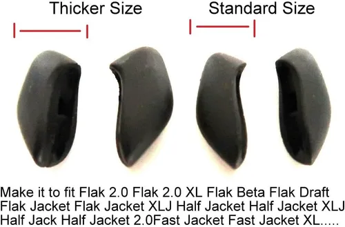 Miniatura 2 de GALAXY - Almohadillas de nariz de repuesto compatibles con Oakley Flak Jacket XLJ Flak 2.0 Half Jacket Fast Jacket Flak Draft Flak Beta Half Jacket