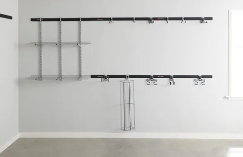 Miniatura 12 de Rubbermaid FastTrack - Kit de almacenamiento de bicicletas de garaje, 3 piezas, organizador de ganchos todo en uno, organización resistente