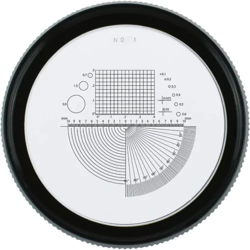 Miniatura 5 de 10 lupas recargables Jewelers con luz LED y escala de retícula desmontable, campo de visión de 0.98 pulgadas, escala de enfoque ajustable, lupa