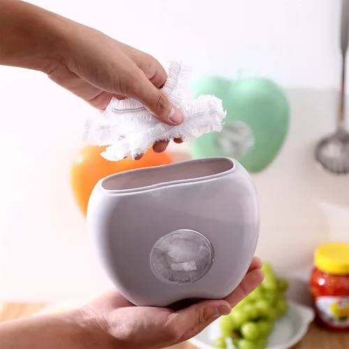 Miniatura 5 de Caja de almacenamiento de plástico, sin perforaciones, gran capacidad, ahorro de espacio, a prueba de polvo, dispensador de cocina y baño