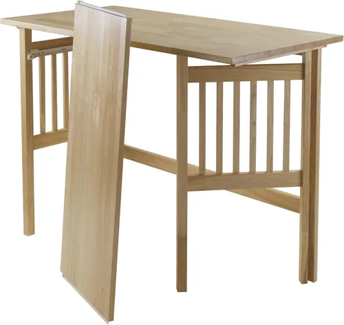 Miniatura 10 de Escritorio plegable para computadora, madera de haya