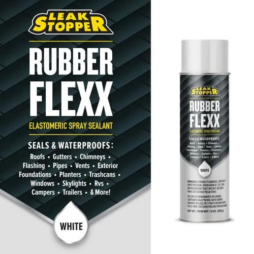 Miniatura 4 de Leak Stopper Rubber Flexx - Spray de reparación y sellador impermeable - Punta y pulverización para sellar grietas, agujeros, fugas, corrosión y más