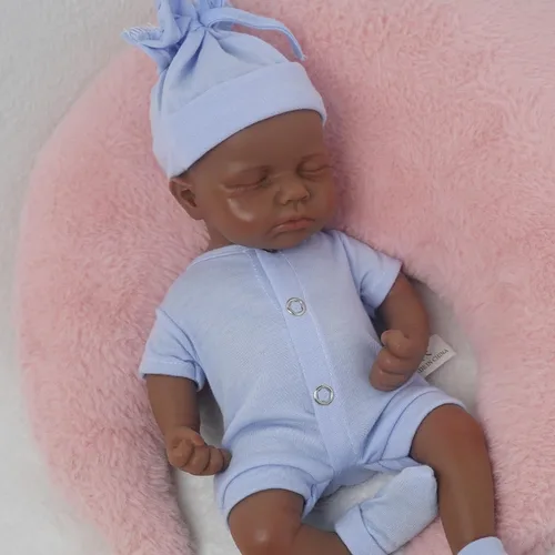 Miniatura 5 de Muñecas de Bebé Reborn de Silicona Completa de 12 pulgadas, Muñecas de Recién Nacido Realistas 1:1 Sin Vinilo Muñecas Reborn de Niño Realistas