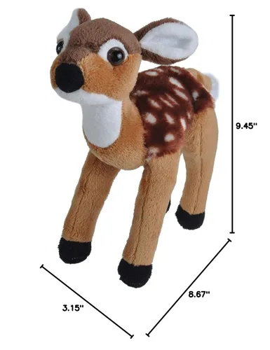 Miniatura 2 de Wild Republic – Peluche de cervatillo, muñeco de felpa, regalo para niños, Cuddlekins 8 pulgadas