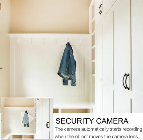 Miniatura 2 de Cámara corporal 1080P con tarjeta SD de 32GB, mini grabadora de video, cámara de seguridad para niñeras con detección de movimiento, pequeña cámara