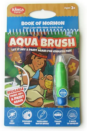 Water Reveal Libro de Escrituras para colorear para niños a partir de 3 años Historias del Libro de Mormón: Preescolar, Primaria, Primaria,