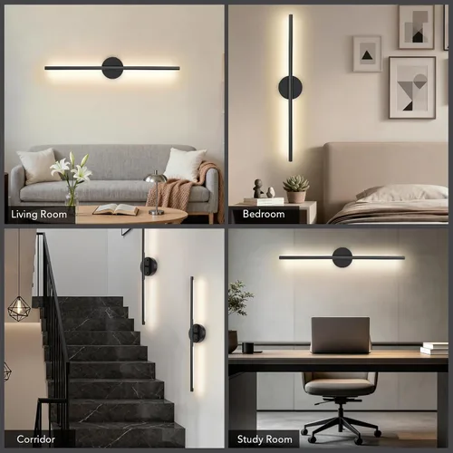 Miniatura 6 de TONYFUL Battery Operated Wall Sconce Set of 2 for Bedroom, Living Room Rechargeable, 6000mAh Dimmable Bulbs, Remote, 3000K-6500K LED Wall Lights