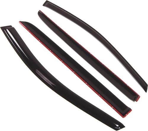 Miniatura 2 de Visor de ventana compatible con Honda Odyssey 2005-2010, DGWV2-238, deflector de montaje exterior, protector de lluvia, humo oscuro, juego de 4