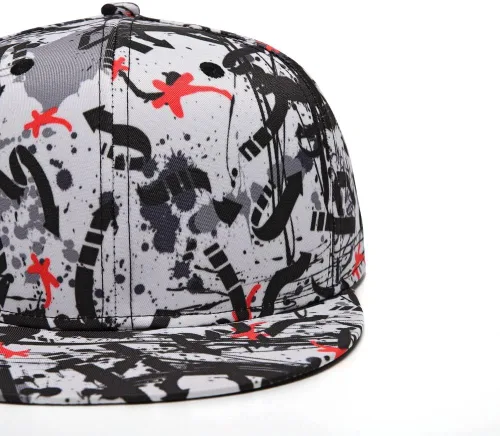 Miniatura 8 de Gorra de béisbol para hombre, estilo hip hop, visera plana, ajustable, unisex, ajustable, transpirable