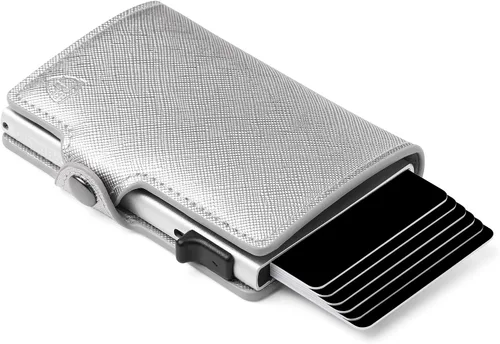 billetera con bloqueo RFID de tarjeta, funda de tarjeta de crédito de cuero, billetera con el mejor bloqueo RFID y billetera con diseño de bolsillo