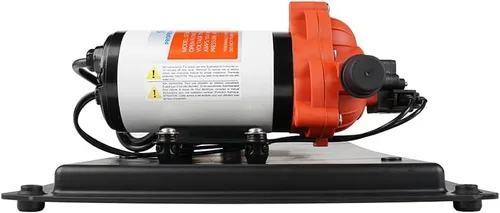 Miniatura 3 de SEAFLO Sistema de Bomba de Agua y Tanque Acumulador Serie 33 - 115V, 3,3 GPM, 45 PSI, Tanque de 0,2 Galones Reduce el Ciclado Para Uso Marino