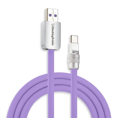 Miniatura 50 de chubbycable Chubby 2.0 USB C 240W Cable de carga rápida de silicona suave y duradero, cable de carga extra grueso compatible con iPhone 17-15 Series