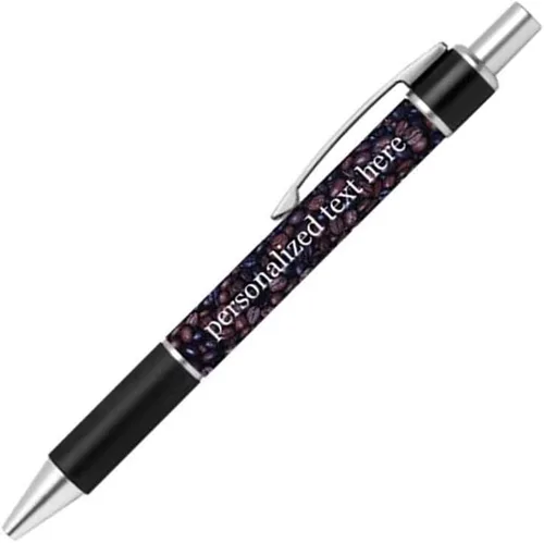 Miniatura 27 de Bolígrafo personalizado – Nombre o mensaje personalizado – Colores o impresiones – Regalo de papelería, suministros para la escuela de negocios